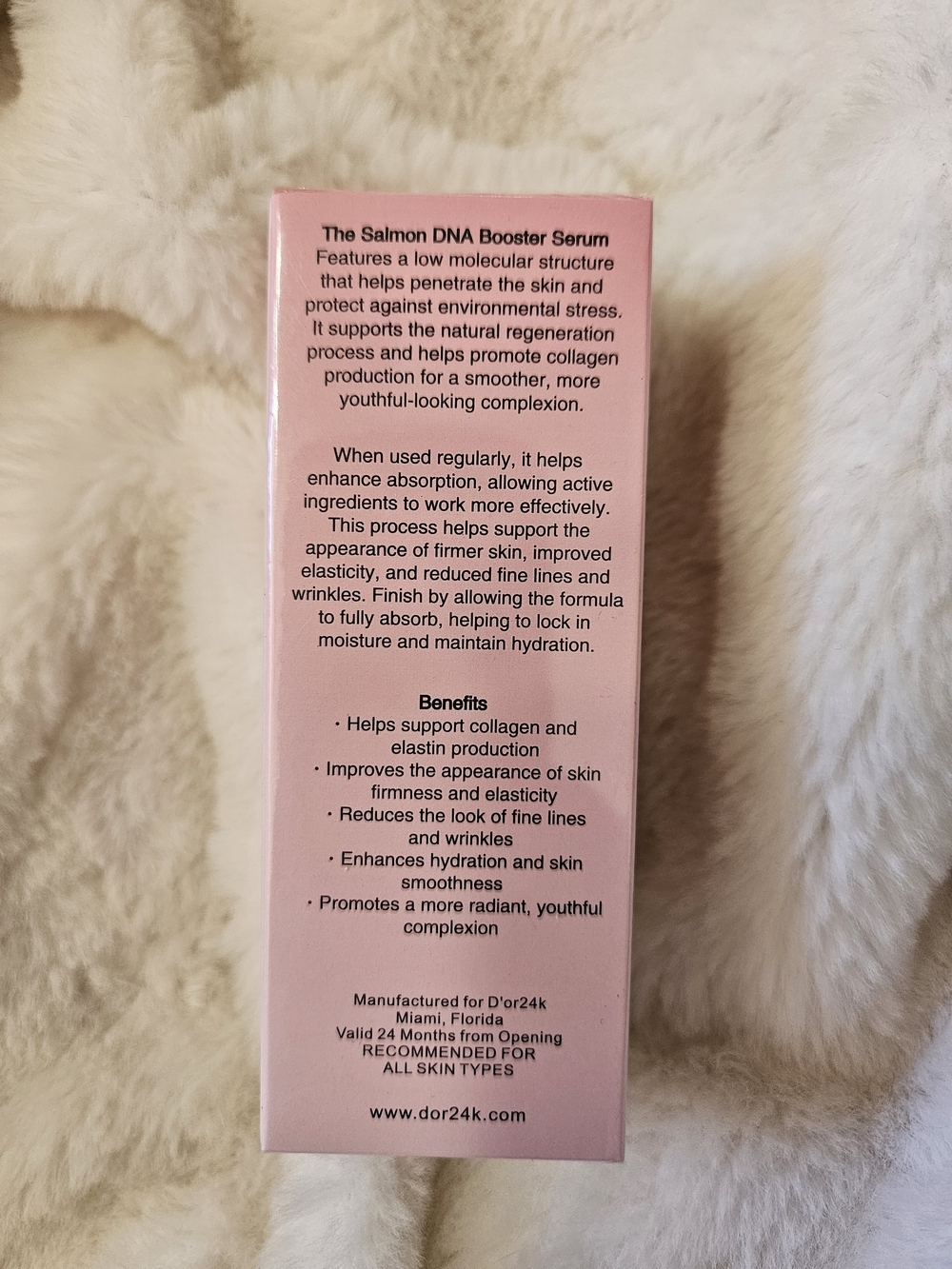 D'OR Prestige Salmon DNA Booster Serum 30ml Anti Aging NEW Sealed - Picture 4 of 4